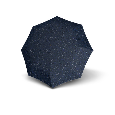 knirps autom folding umbrella domino blue, open