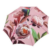 luxury folding umbrella large flowers, open
