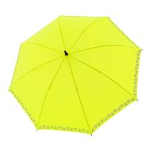 big, 2 person neon visible umbrella, open