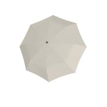 folding umbrella uni 29cm autom minim beige, open
