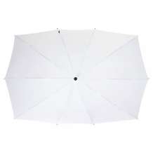 2 persons white umbrella square shaped, topview