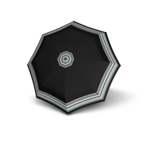 knirps autom folding umbrella Grace black open