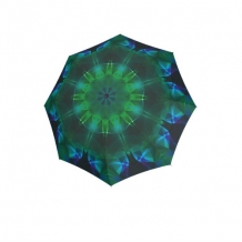 knirps autom folding umbrella jade; open