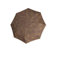 knirps autom folding umbrella medium brown, open