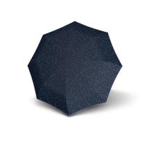 knirps autom folding umbrella domino blue, open